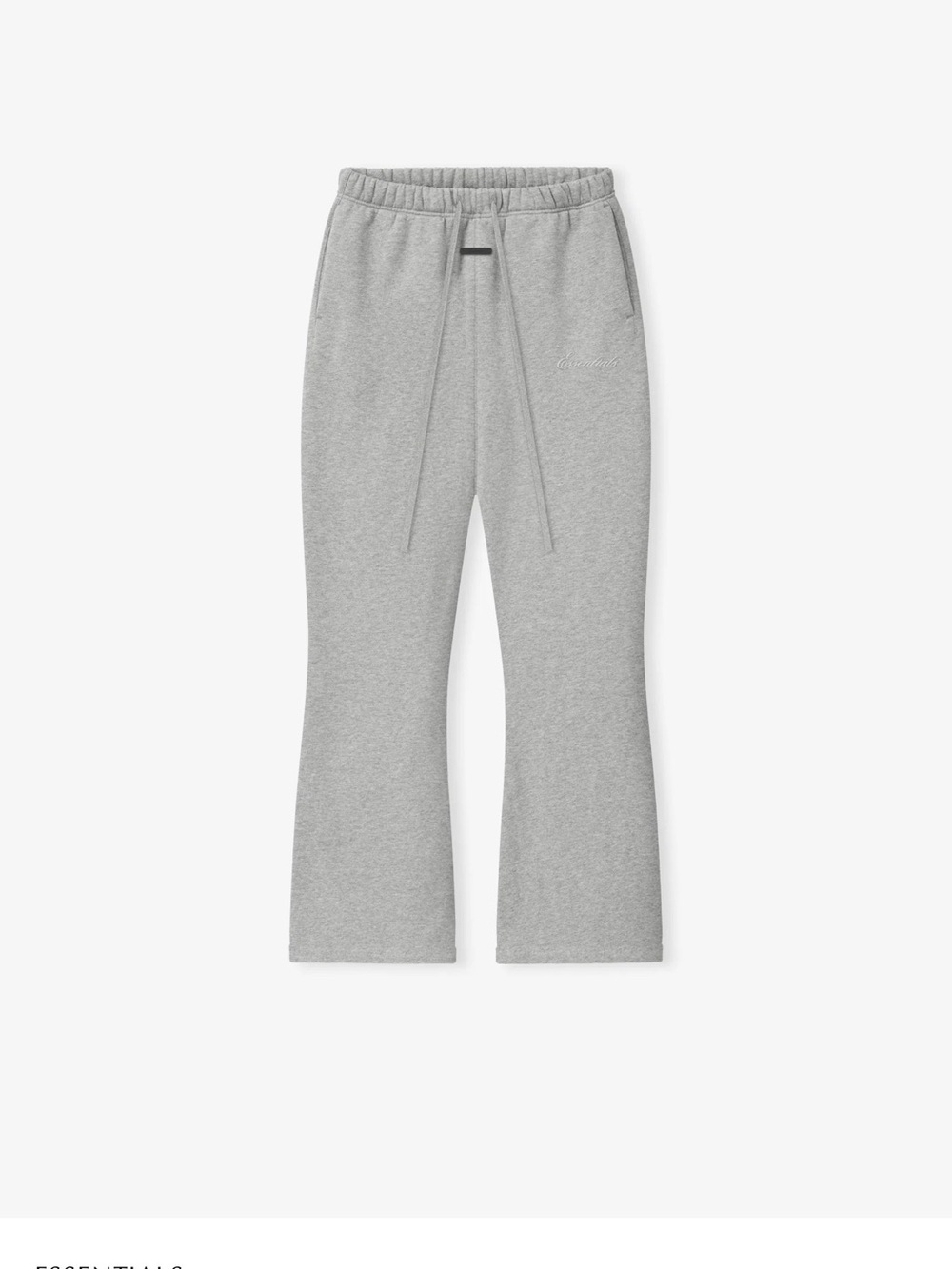 Fear of God Gray Flared Track Pants